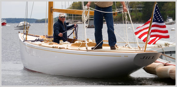 Jill launched at Rockport Marine